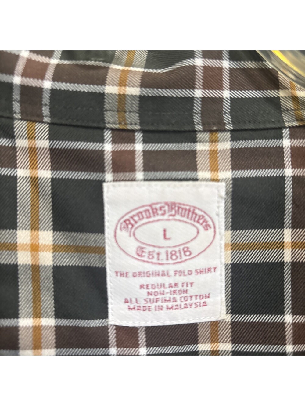 Brooks Brothers Men's Large Dress Shirt